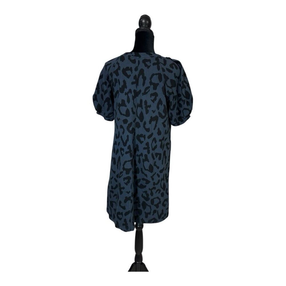 Velvet by graham & spencer Leopard‎ Puff-Sleeved Tunic Dress small weekend ready - Picture 4 of 10